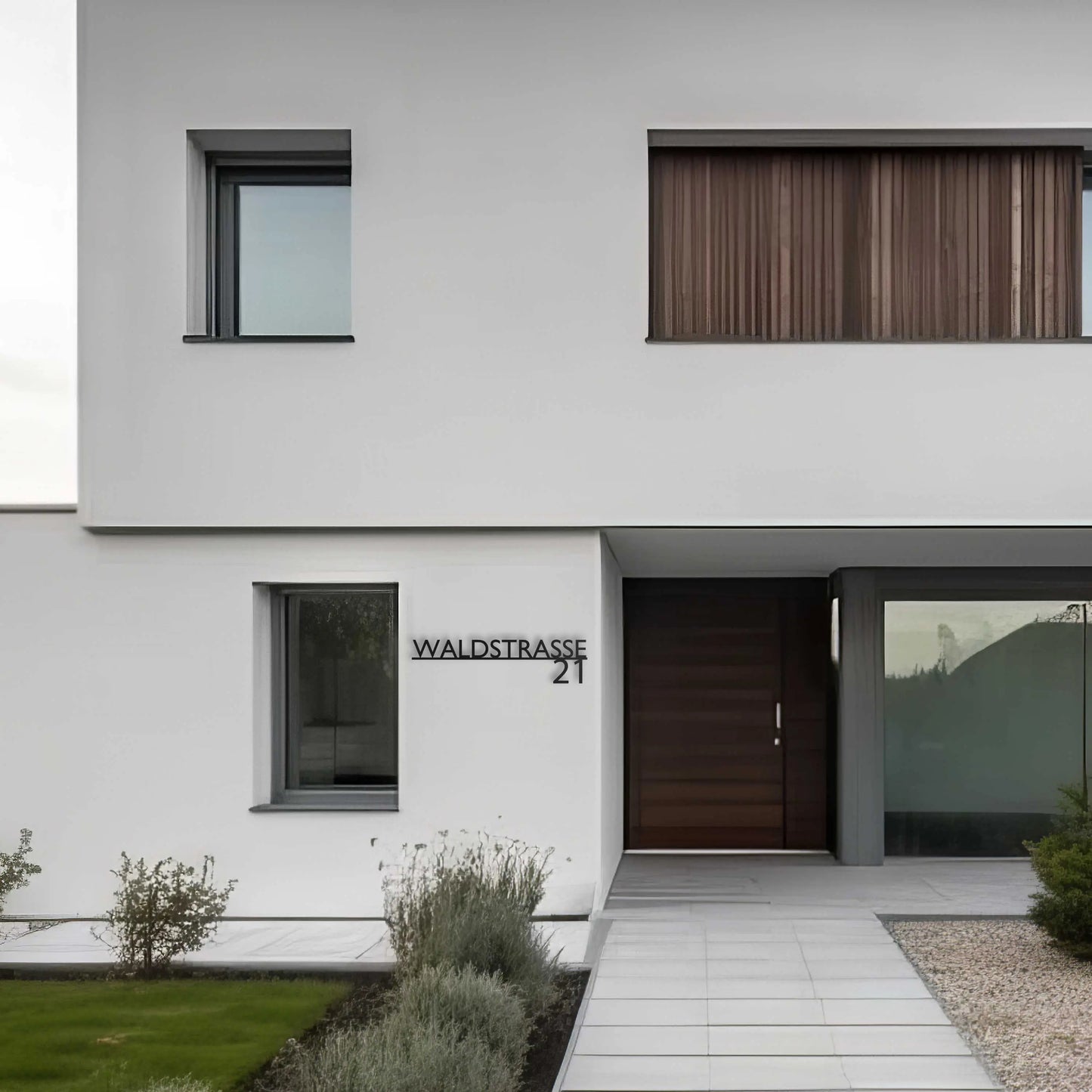 Modernes Straßenschild (Unten) WesterWerk