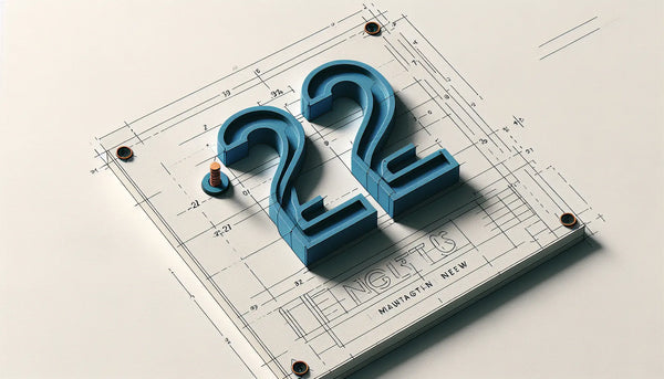 moderne minimalistische hausnummer an sauberer weisser fassade mit schraubenakzent in polynesian blue ohne text oder menschen