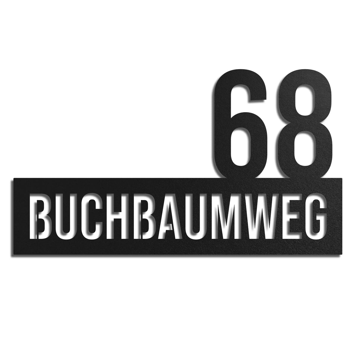 Straße mit Hausnummer WesterWerk