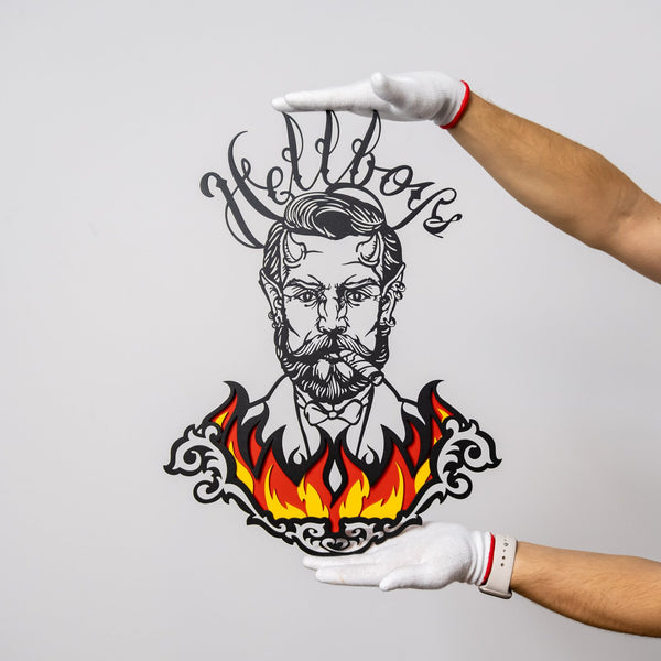 Logo-Schild Hellboys