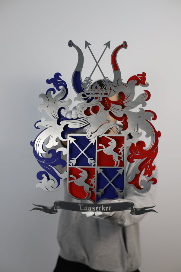 Familienwappen farbig