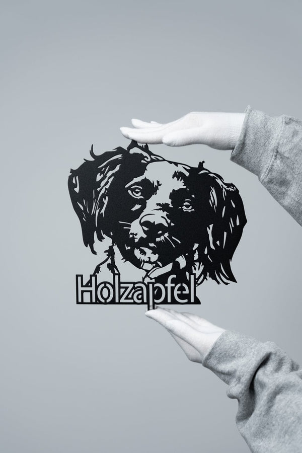 Hundeschild Holzapfel