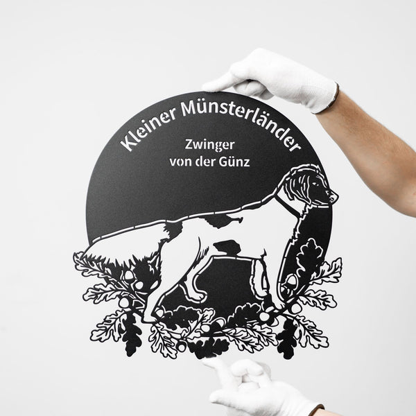 Zuchtschild Kleiner Münsterländer