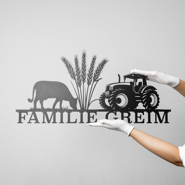 Familienschild Landwirtschaft