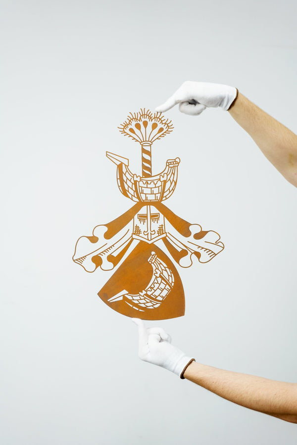 Wappen in Gold