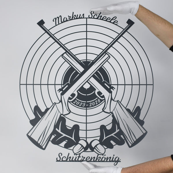 Schützenkönig-Schild